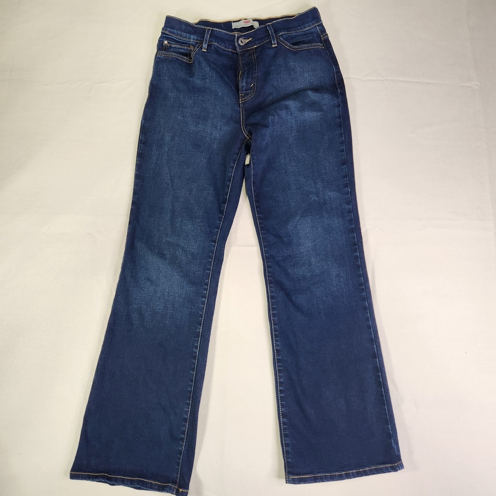 Levis 512 Perfectly Slimming Bootcut Jeans Dark Wash Womens 10 S/C 30x30